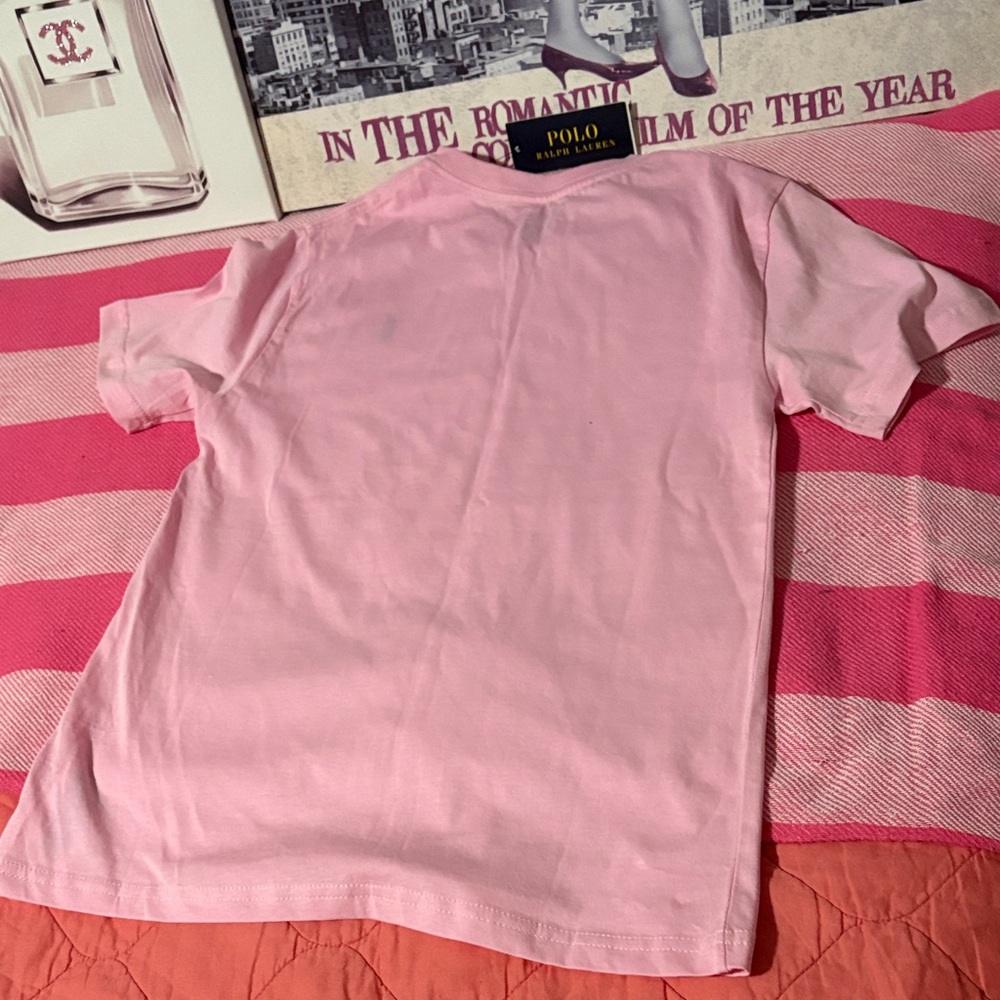 Polo by Ralph Lauren Light Pink Short Sleeve Crew Tee girls - Picture 3 of 3
